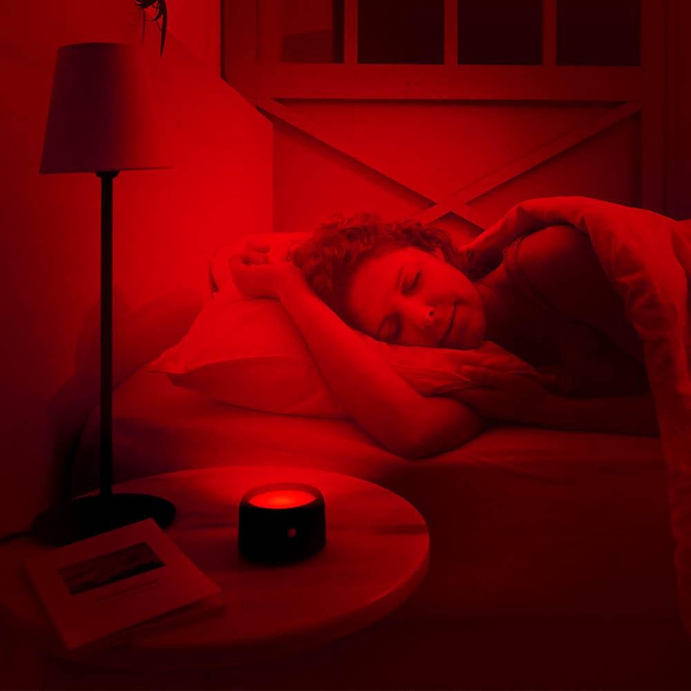 Red light 2024 in bedroom